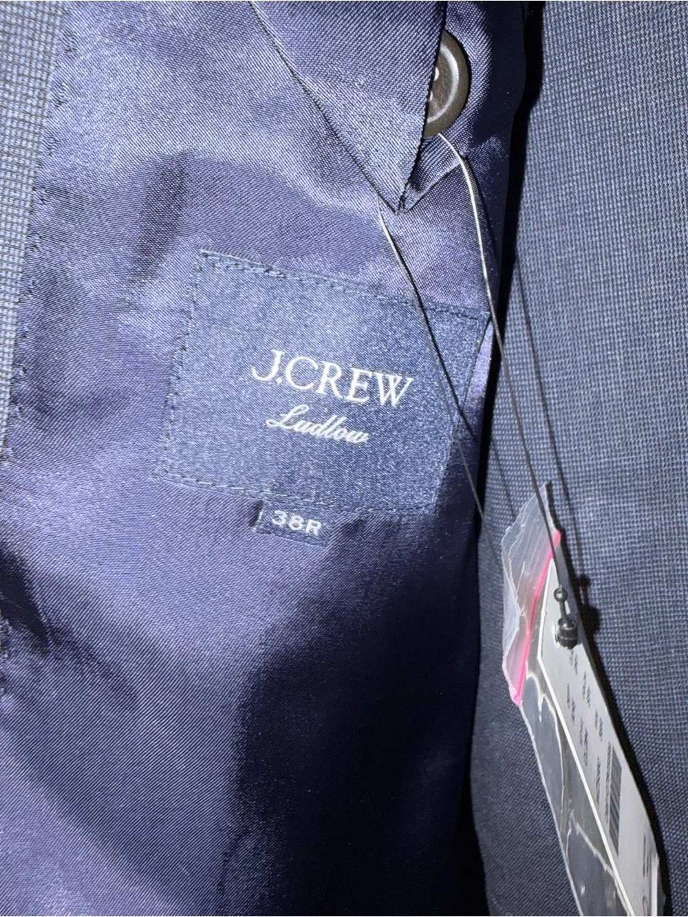 J. Crew Ludlow slim fit suit in Italian cotton blend 38R 32x30 pants NWT